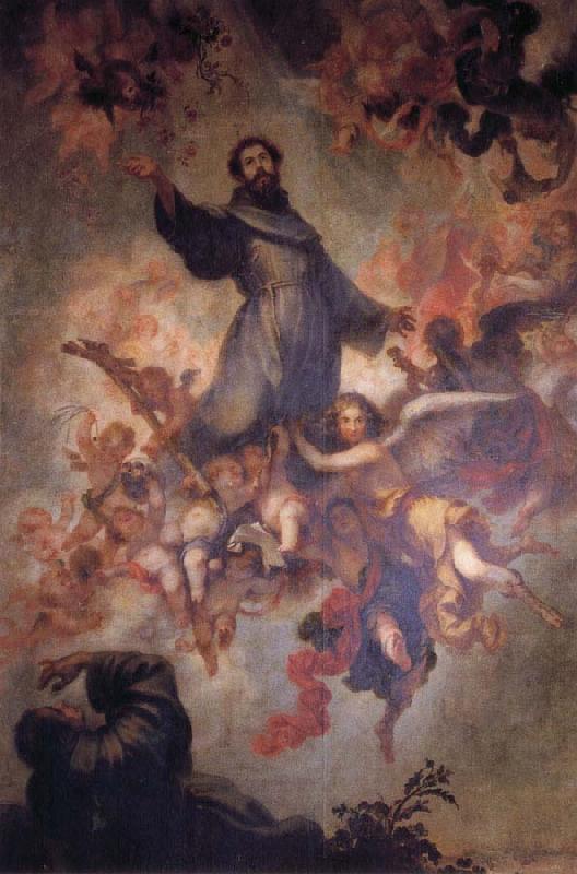 Francisco de Herrera the Younger Stigmatization of St.Francis